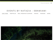 Tablet Screenshot of eventsbynatazia.com